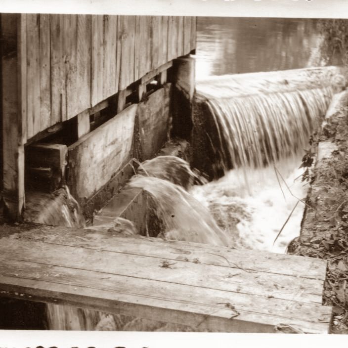 Das damalige Wasserkraftwerk