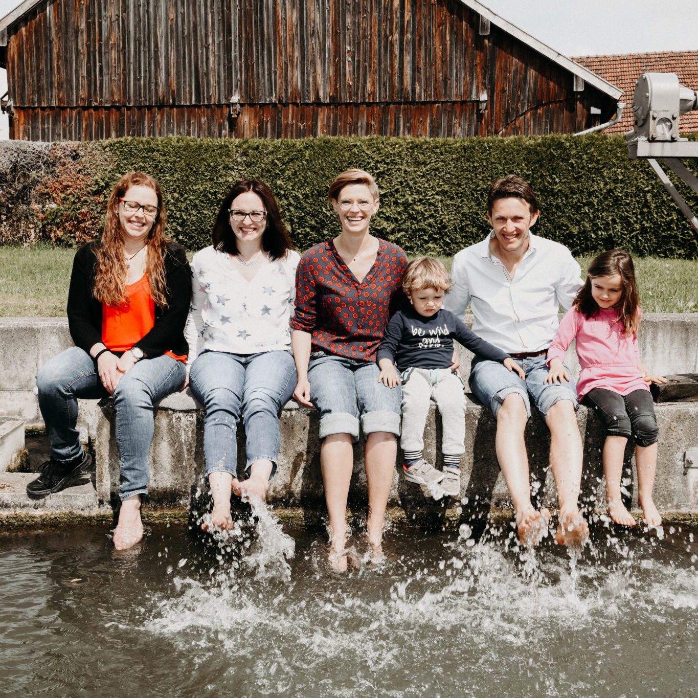 Firma Schmid bei der Fischertreppe