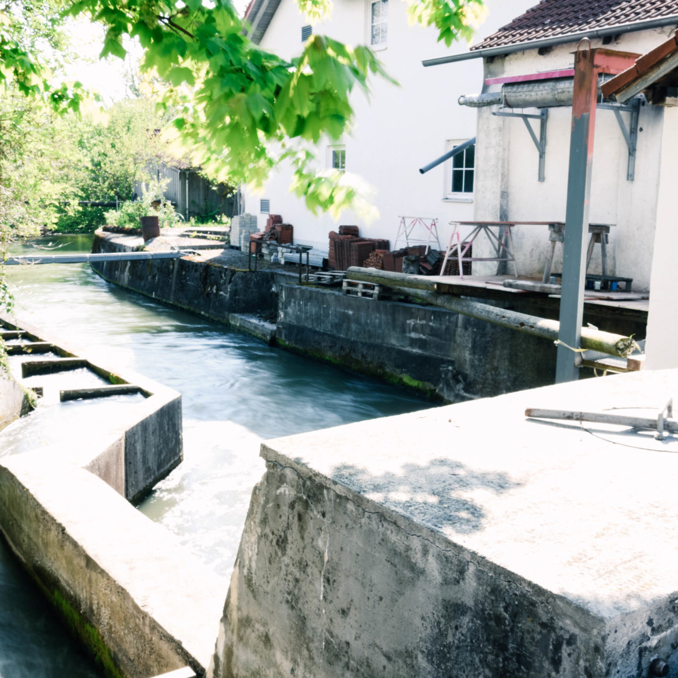 Die fertige Fischtreppe