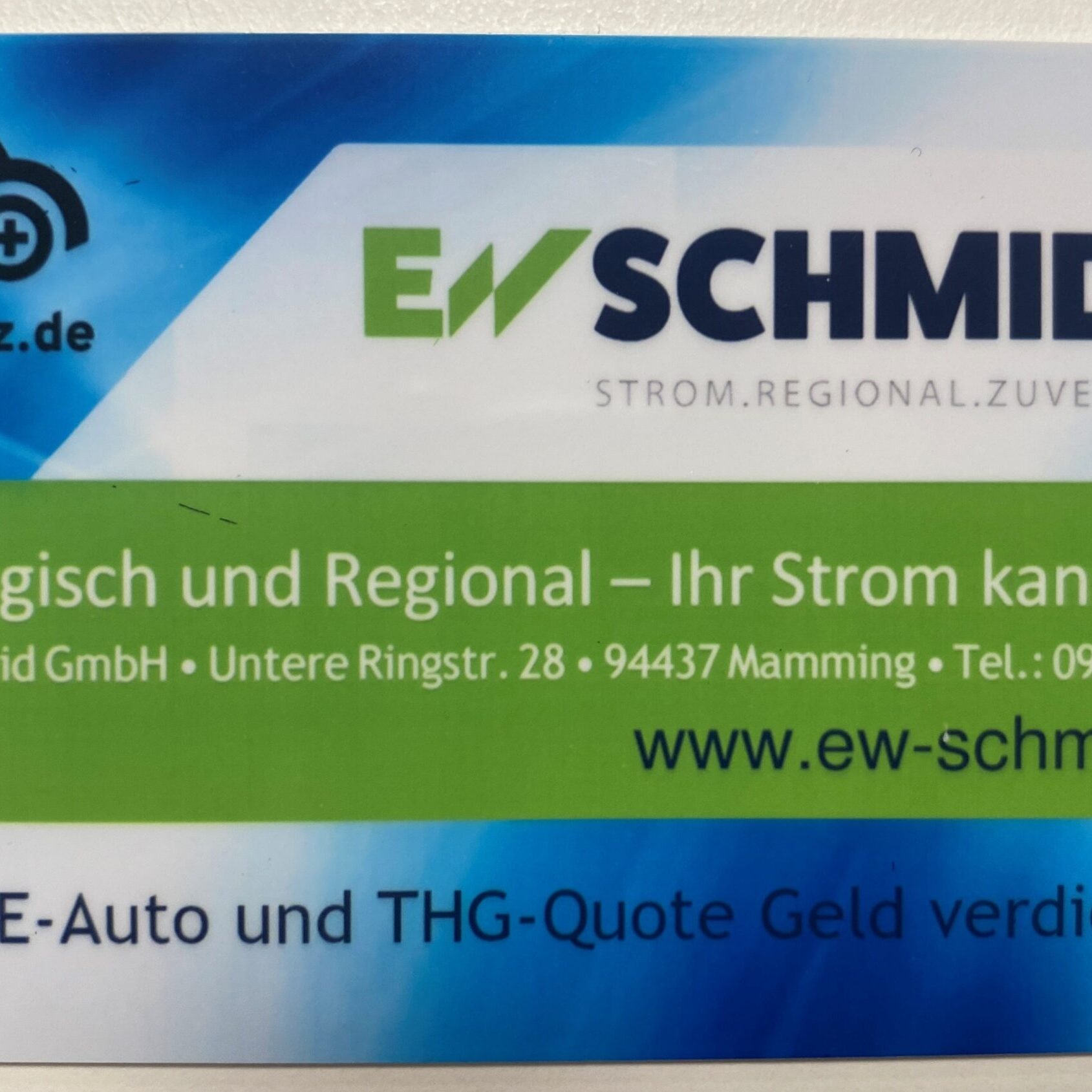 Ladekarte für EW-Schmid